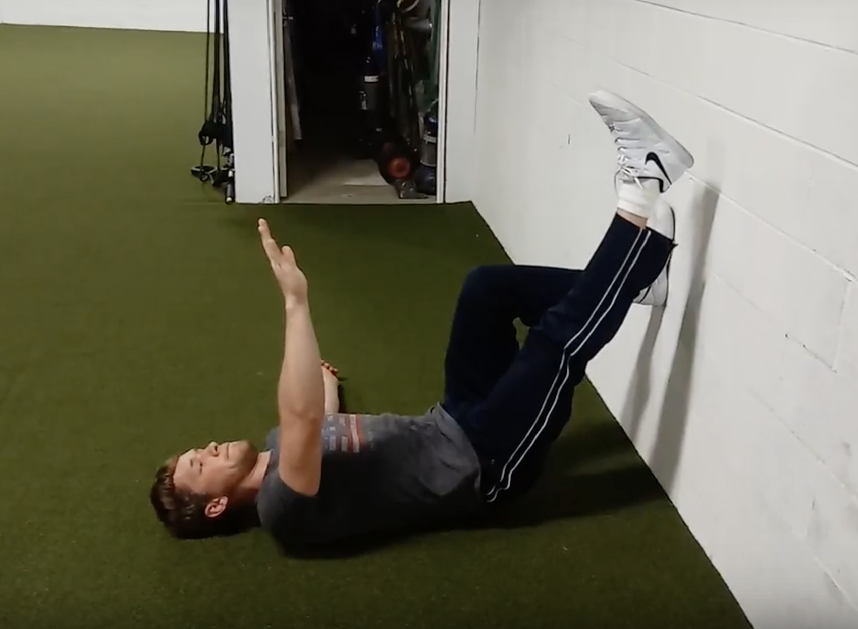 Standing leg rotation online exercise